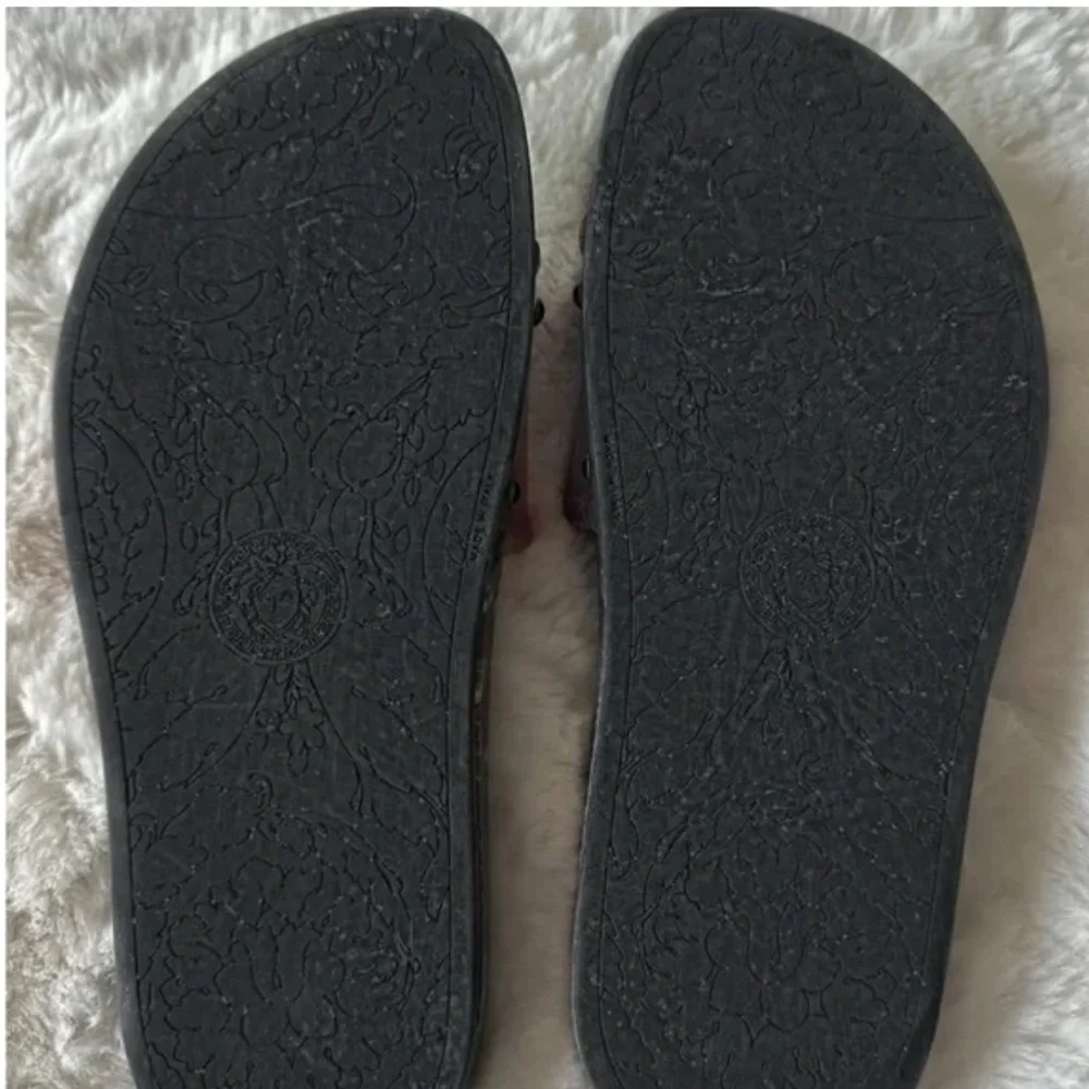 Versace Snake Print Slides 🔥Sandals • Made In Italy • Size 7 - Picture 8 of 16